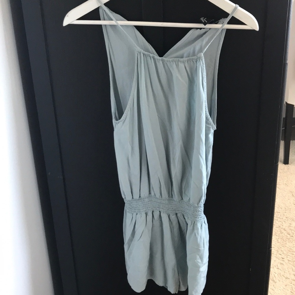 Forever 21 blue romper